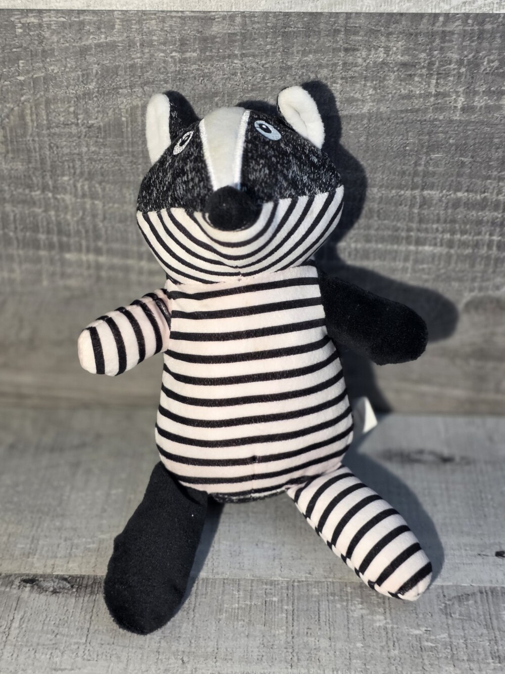 Best Made Toys Knit Striped Raccoon Plush Stuffed Animal b142